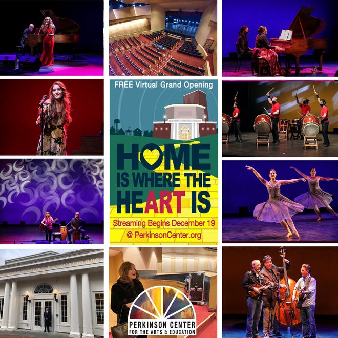 Poster designed by Les Harper for the Perkinson Center's virtual grand opening.