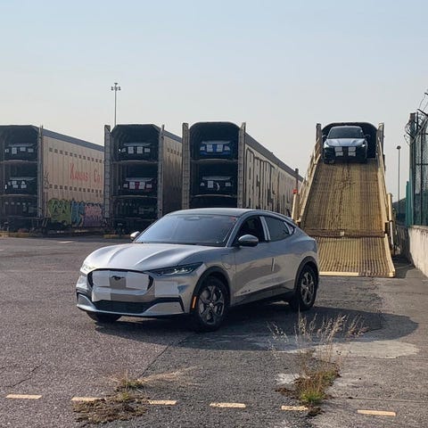 All-electric 2021 Ford Mustang Mach-E  SUVs are be