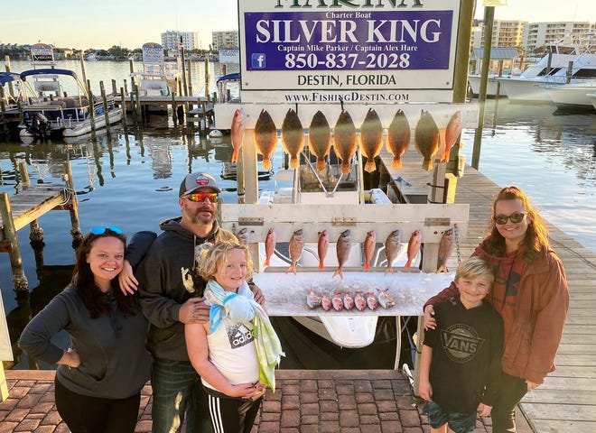 The Price family from Minnesota had a good afternoon of fishing Dec. 22, 2020, aboard the Silver King with Capt. Alex Hare. They pulled in mingo, white snapper and flounder. They also released some big red snapper.