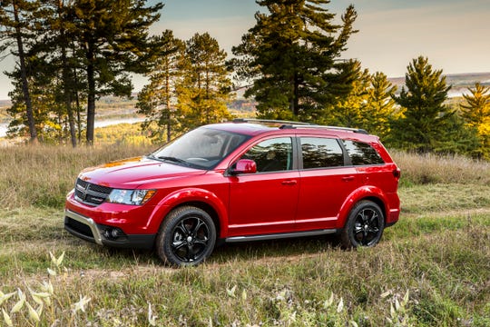 The 2020 Dodge Journey Crossroad. Fiat Chrysler has discontinued the Dodge Journey.