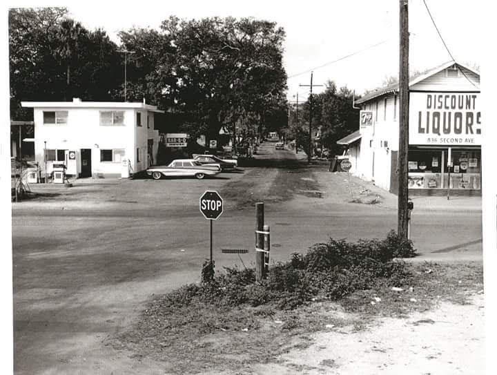 The intersection of Mary McLeod Bethune Boulevard and Fulton Street, pictured as it appeared more than 50 years ago, is almost unrecognizable with the way it appears today. Many businesses along the Daytona Beach road disappeared in the 1970s and 1980s. Cynthia Slater grew up on Fulton Street.