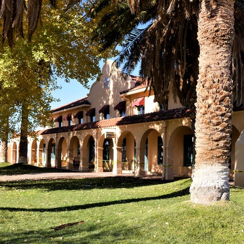 Beautiful scenery adorns the grounds of the Kelso 