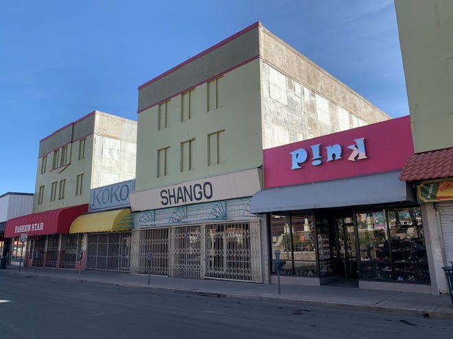 The majority of businesses along Morley Avenue in downtown Nogales remain closed because of COVID-19, as well as the lack of shoppers from Mexico who are unable to cross because of travel restrictions to keep the virus from spreading.