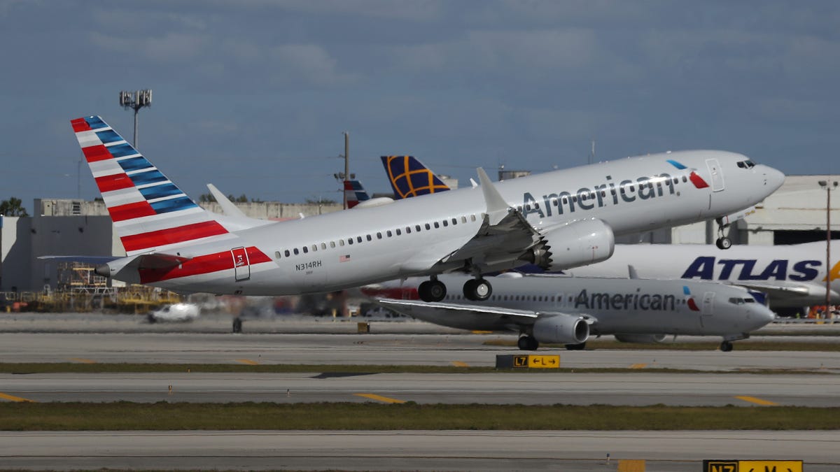 The first U.S. 737 Max flight since the plane's 2019 grounding  took off from Miami International Airport Tuesday morning, bound for New York LaGuardia.