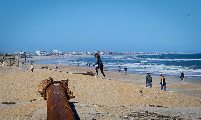 St. Johns County beach front renourishment wrapping up St. Johns County beach front renourishment wrapping up