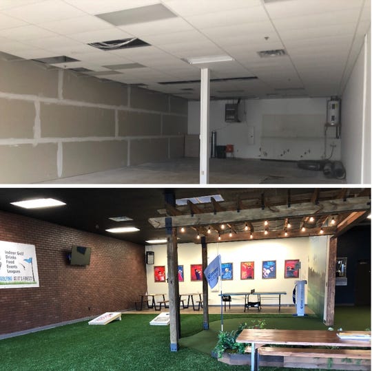 Ryan and Daniel Hughes, the owners of Stix Golf, added 2,000 square feet to their business in 2020. The Germantown business now has an additional 800 square feet of artificial turf, picnic tables and four stations for the customers to play bags.