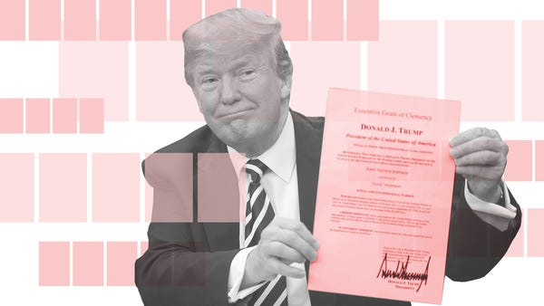 Trump pardons promo image