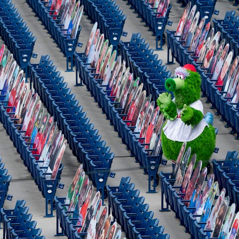 Here's hoping the Phillie Phanatic will be enterta