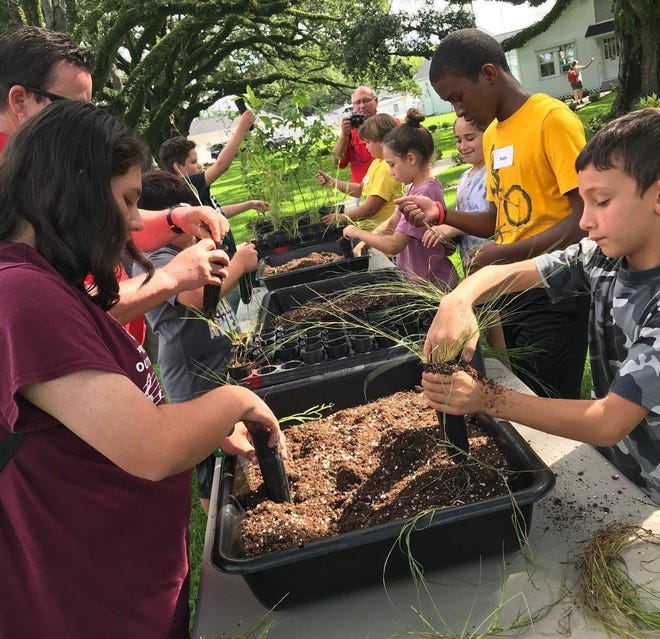 Children participate in the South Louisiana Wetlands Discovery Center's annual Swamp Camp. Future camps will be held at the center's new facility in Houma, which has started construction.