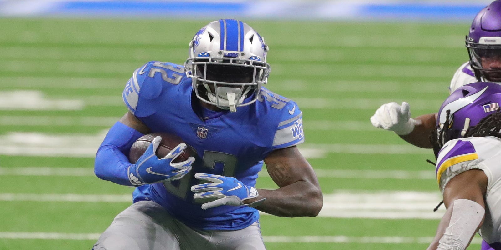 D’Andre Swift van de Detroit Lions kan 25 touch-ups hebben voor elke RB die wordt aangevallen