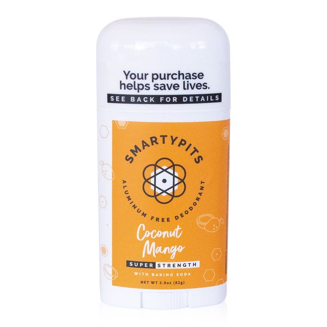 SmartyPits aluminum free deodorant $9.99, 
Purpose + Passion Boutique