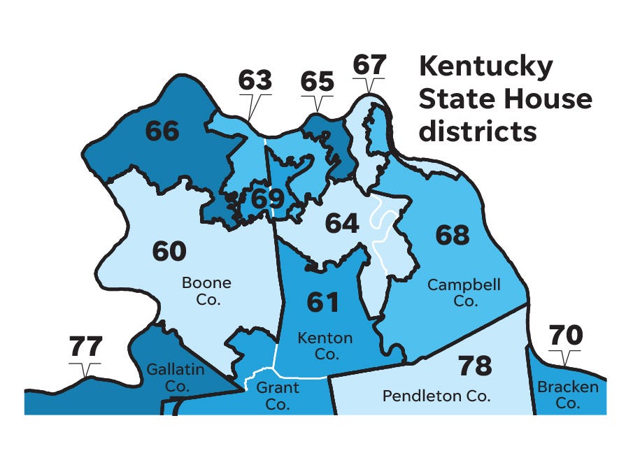 Kentucky State House districts