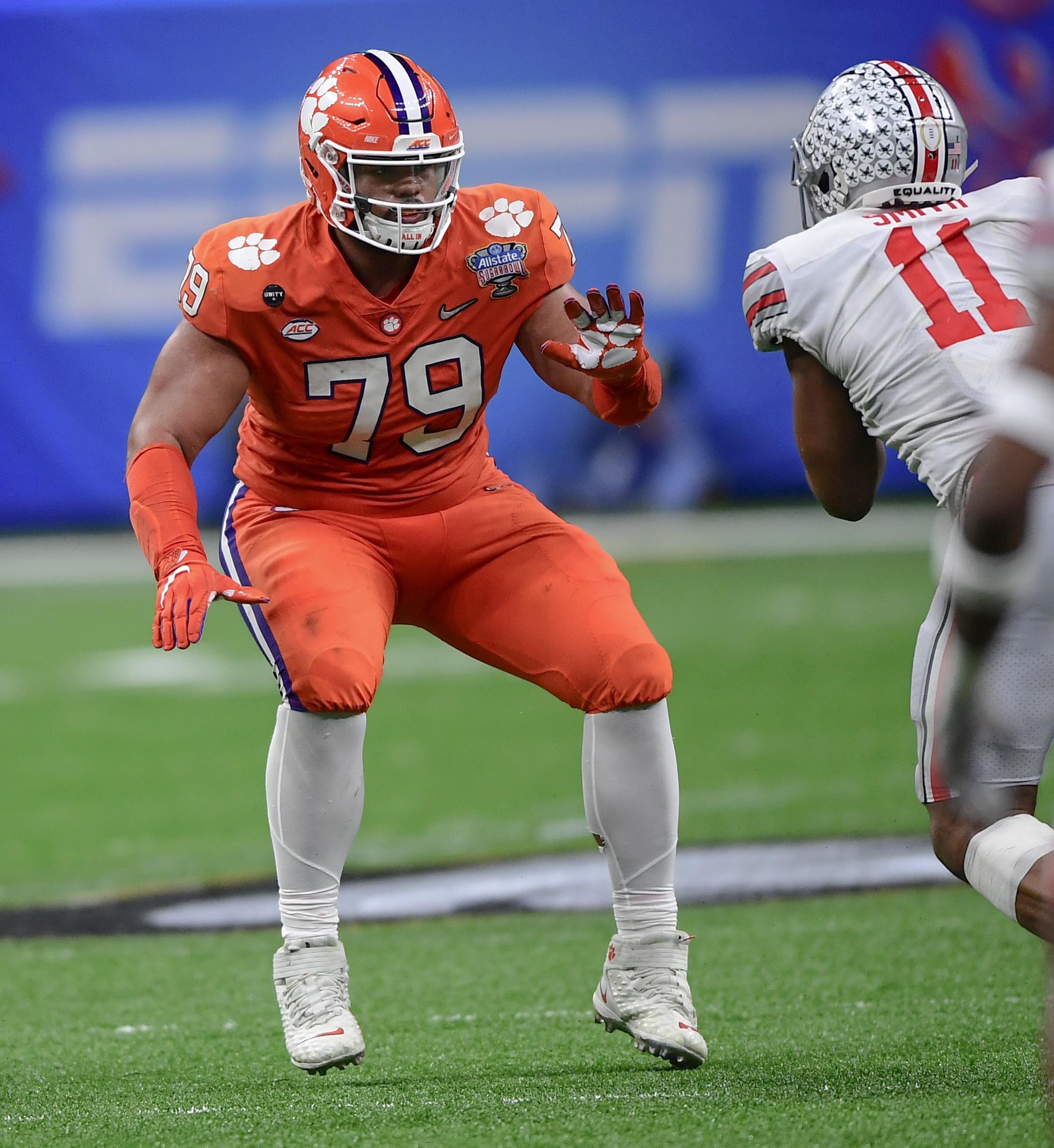Jackson Carman could be rare highround OL draft pick from Clemson