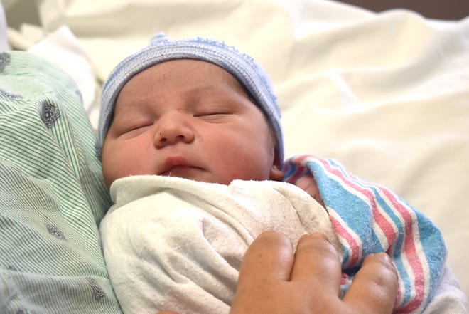 Jesus Guadalupe Lozano was born at 9:53 a.m. Friday, Jan. 1, 2021, at Our Lady of Lourdes Women’s & Children’s Hospital, becoming the first baby of the new year for Lafayette.