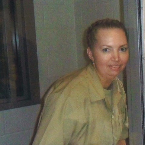 This undated photo of Lisa Montgomery in prison wa