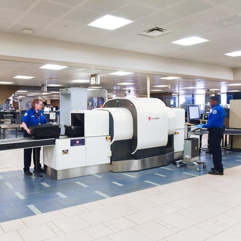 New computed tomography checkpoint scanners at air