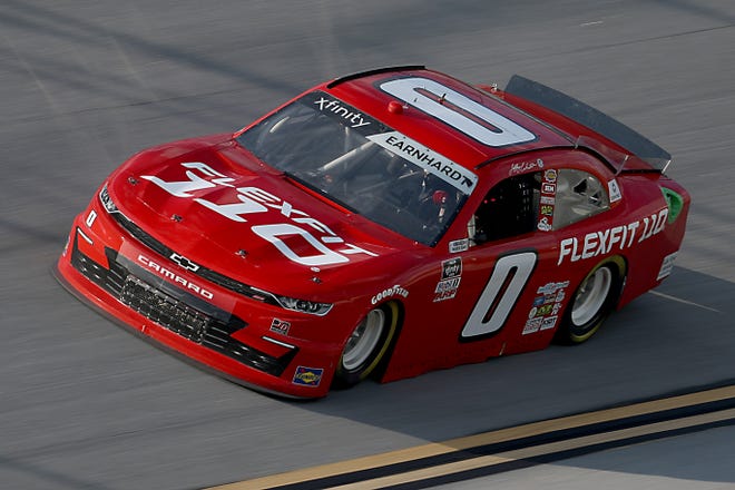 Jeffrey Earnhardt, driver of the No. 0 Flexfit 110 Chevrolet, drives during the NASCAR Xfinity Series Unhinged 300 at Talladega Superspeedway on June 20, 2020 in Talladega, Alabama.