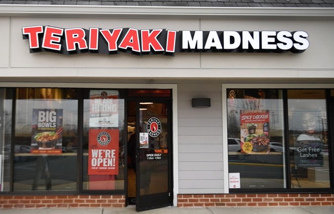The exterior of Teriyaki Madness in Marlton.