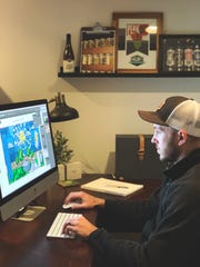 Stefano Salvatore, who grew up in Wyckoff and now lives in Mahwah, creates all the labels for Magnify Brewing Company.