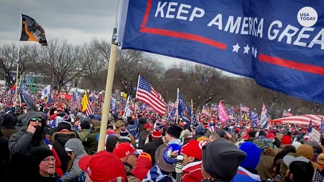 Trump supporters flock to Capitol Hill, protesting Biden election victory