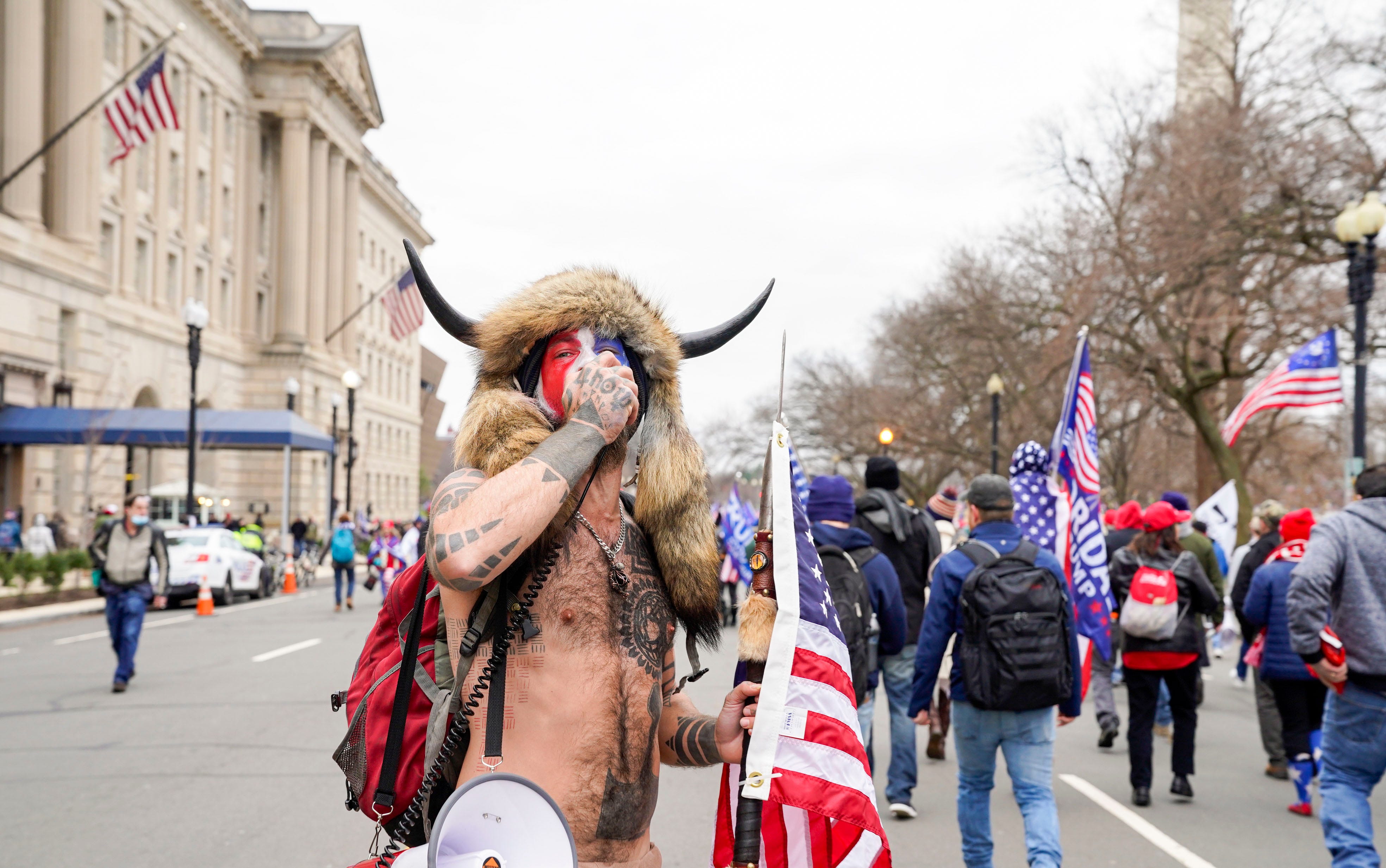 Fact check: Capitol trespasser horns misrepresented as antifa