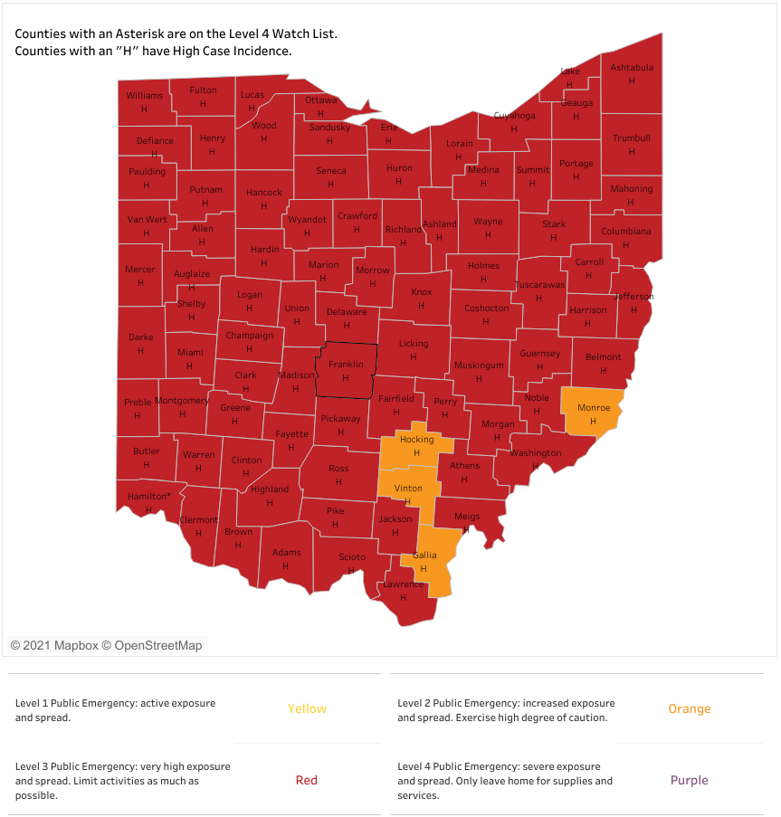 Richland County Ohio Map Covid-19 Map: Richland County Improves To 29Th-Highest Cases Per Capita In  Ohio
