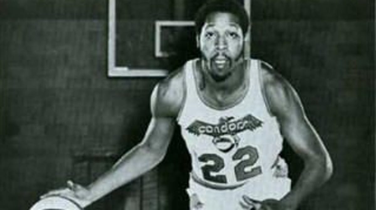 George Carter's team photo when he played for the ABA's Pittsburgh Condors.