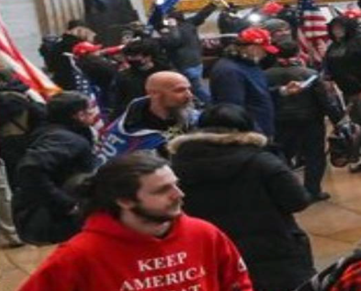 Rioters at the U.S. Capitol on Jan. 6, 2021
