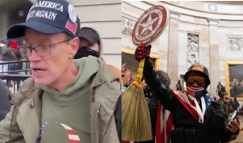 Rioters at the U.S. Capitol on Jan. 6, 2021