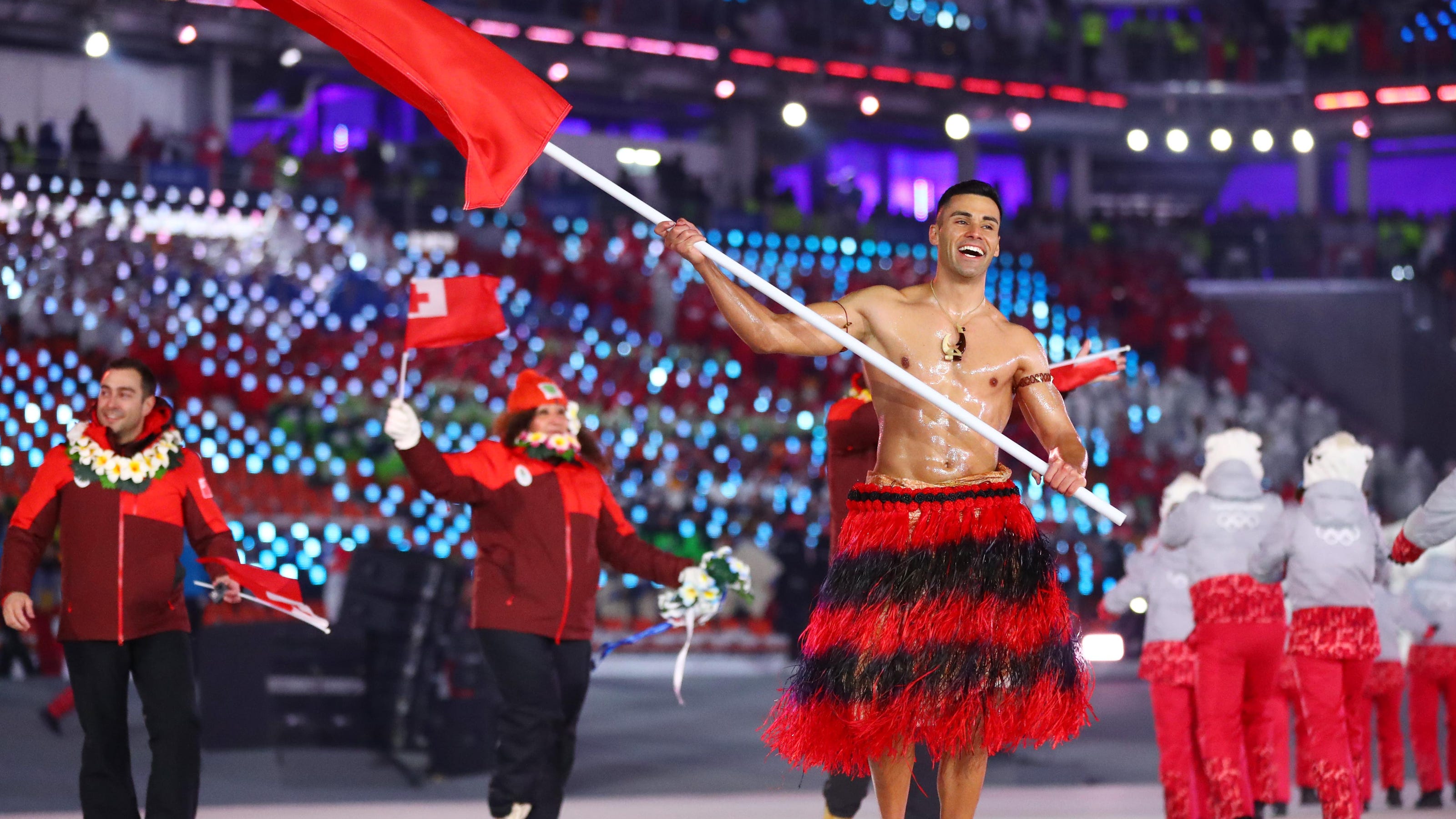 Shirtless Tonga Flag Bearer Pita Taufatofua Competes In 2020 Olympics Tongan Festival 2022 Schedule