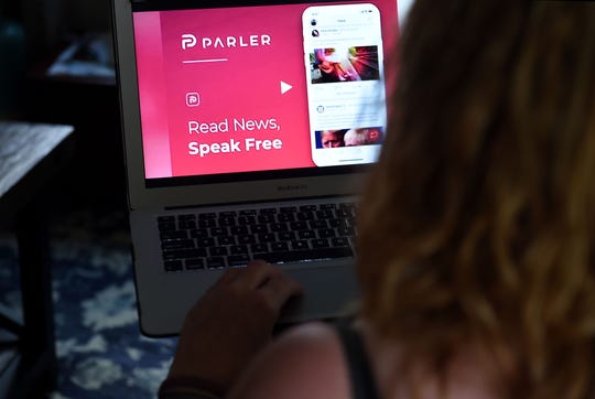 The social media website from Parler.