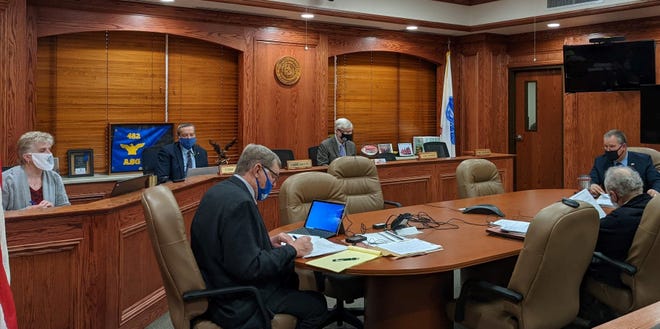 The Wichita County Commissioners Court dealt with a full agenda during a meeting Monday, Jan. 11, 2021.
