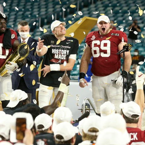 Jan 11, 2021; Miami Gardens, Florida, USA;  Alabam