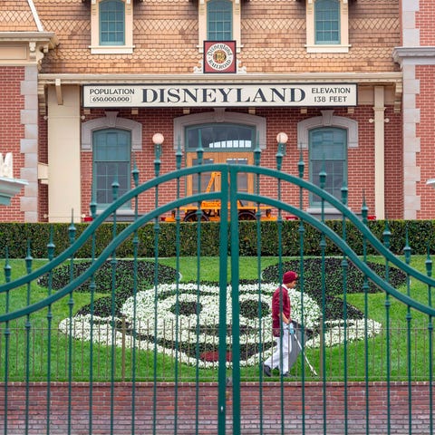 Disneyland, which has been closed to visitors sinc
