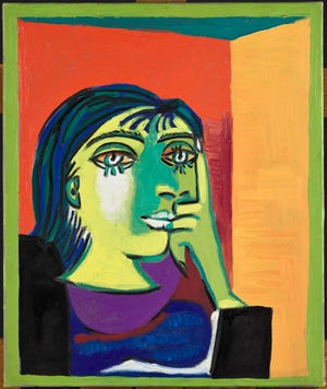 Pablo Picasso's 'Portrait of Dora Maar' (1937).