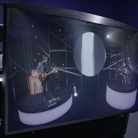 Rear seat video of a live-streamed concert by the 