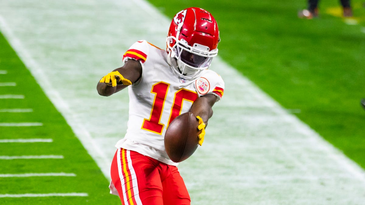 Kansas City Chiefs wide receiver Tyreek Hill could make a huge difference against the Browns this weekend.