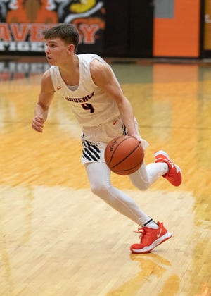 Waverly guard Trey Robertson scored 37 points, which included going 13-of-14 at the free throw line, to help lead the Tigers to a 83-78 non-conference win over Bishop Reedy.