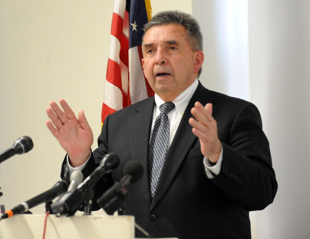 Cape and Islands District Attorney Michael O'Keefe, shown in the June 2014 file photo, is among Cape Republican elected officials who would not say that Joe Biden won the November election.