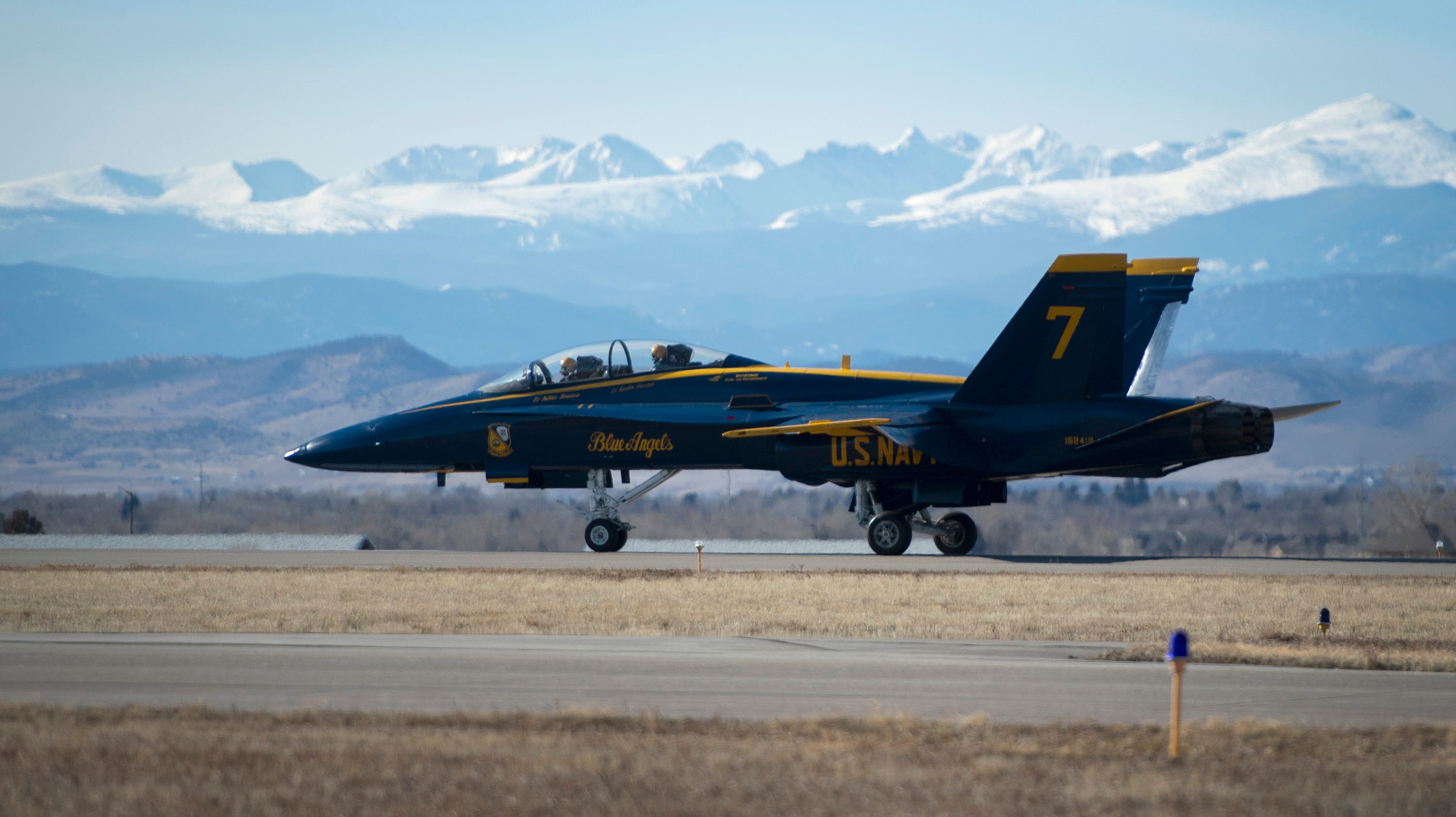 Blue Angels prepare to fly over Colorado in October air show