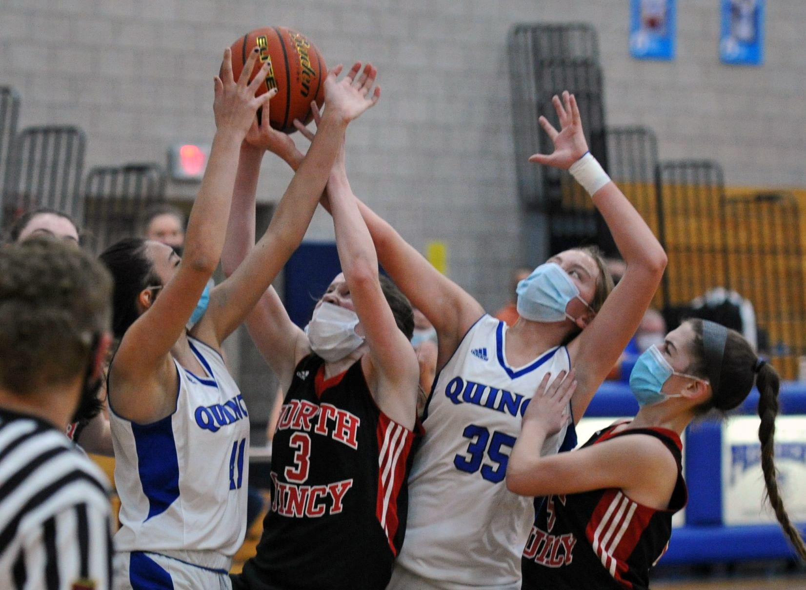Freshman Gormley stars as North Quincy girls basketball beats Quincy