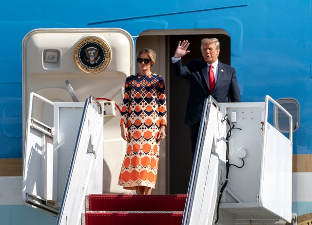 Trump In Florida Inauguration Day Photos Ex President Heads To Mar A Lago Inauguration day occurs in the usa once every four years on january 20. trump in florida inauguration day