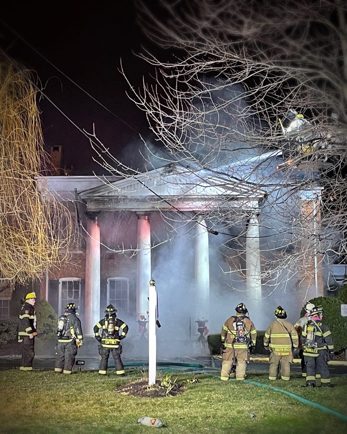 Spa at Little River in South River NJ damaged by fire
