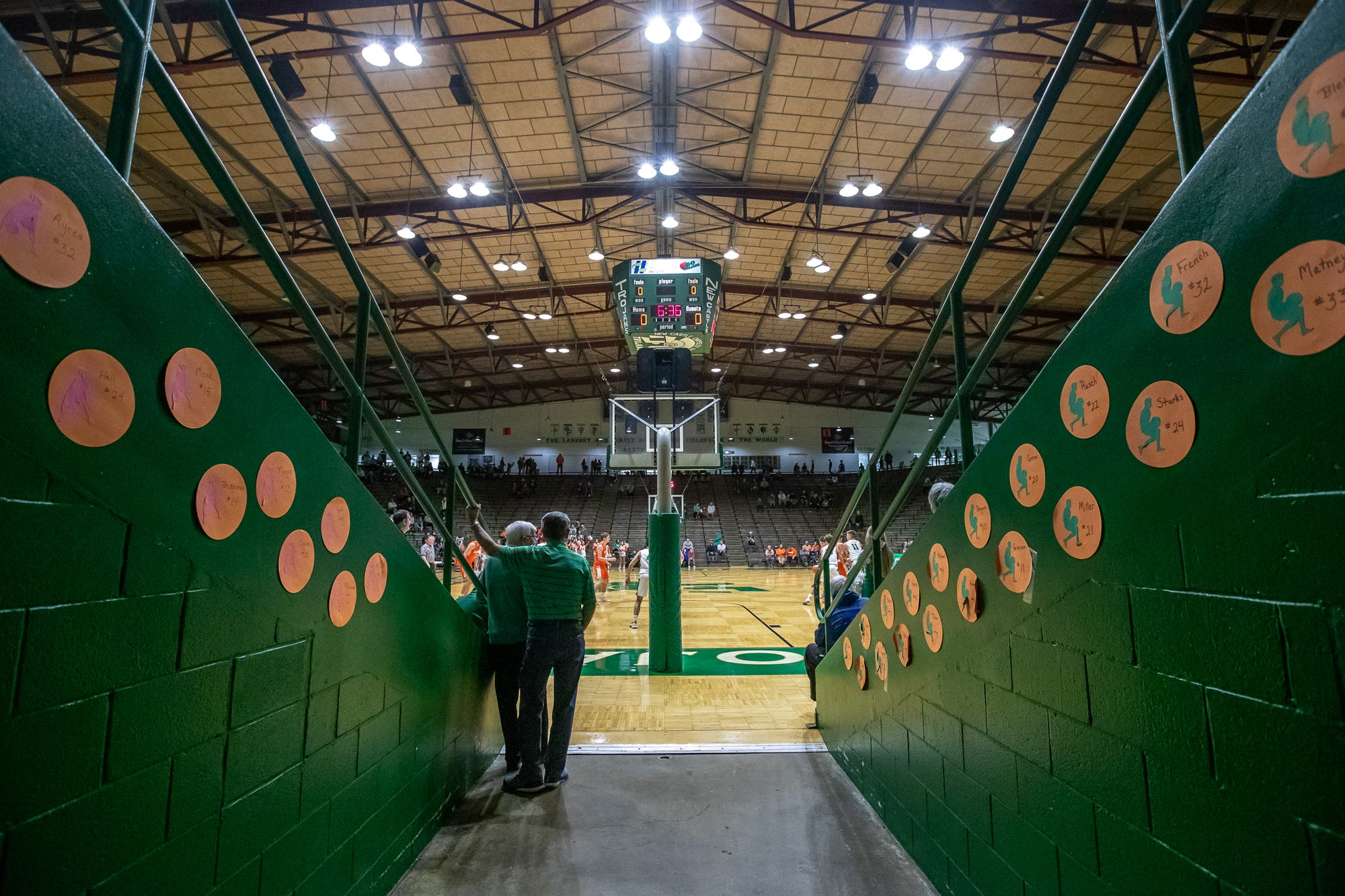 A look inside the New Castle Fieldhouse before sectional basketball on Tuesday, March 3, 2020.