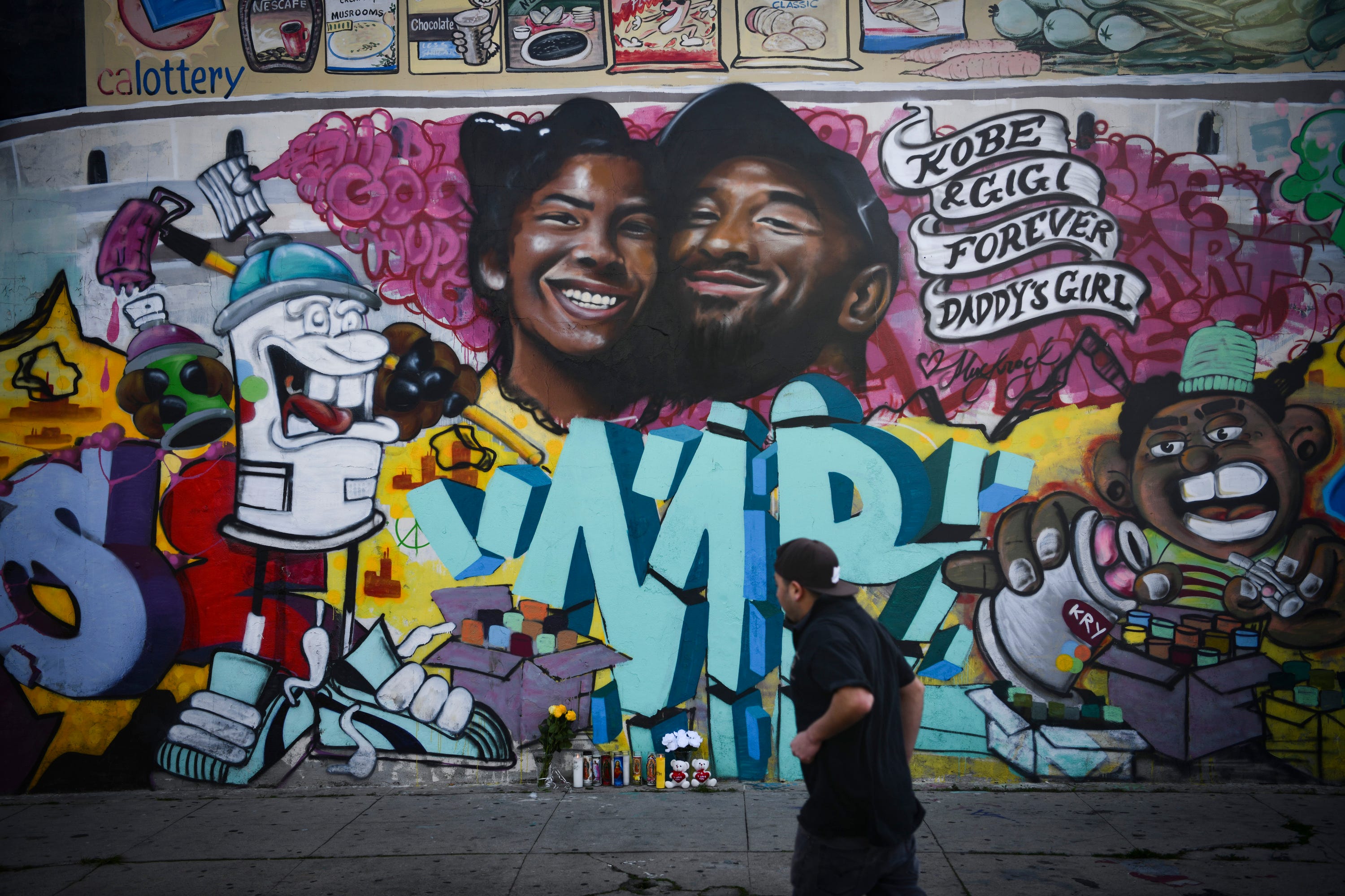 Kobe & Gianna Bryant Murals Locations in Los Angeles and Worldwide