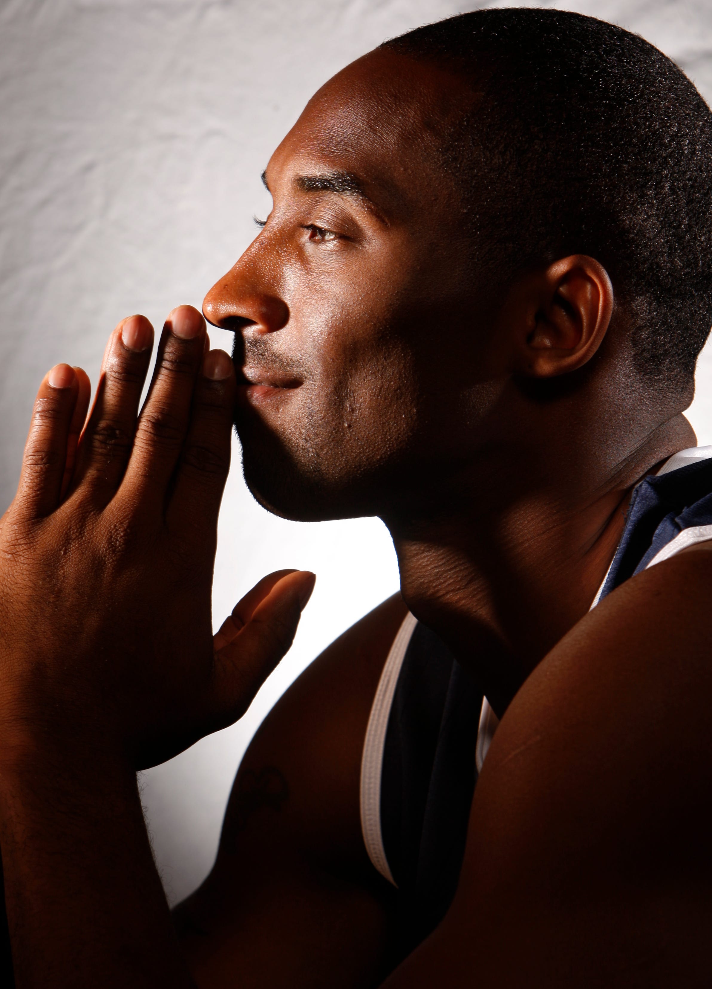 Kobe Bryant portrait shot during the USA Basketball summer training camp in Las Vegas in 2007. 