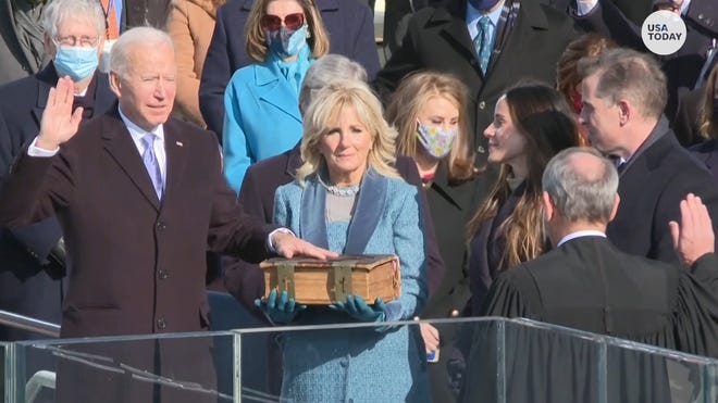 Joe Biden has officially been sworn in as the 46th President of the United  States