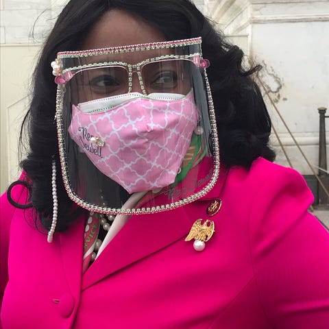 U.S. Rep. Terri Sewell, D-Ala., attends the inaugu