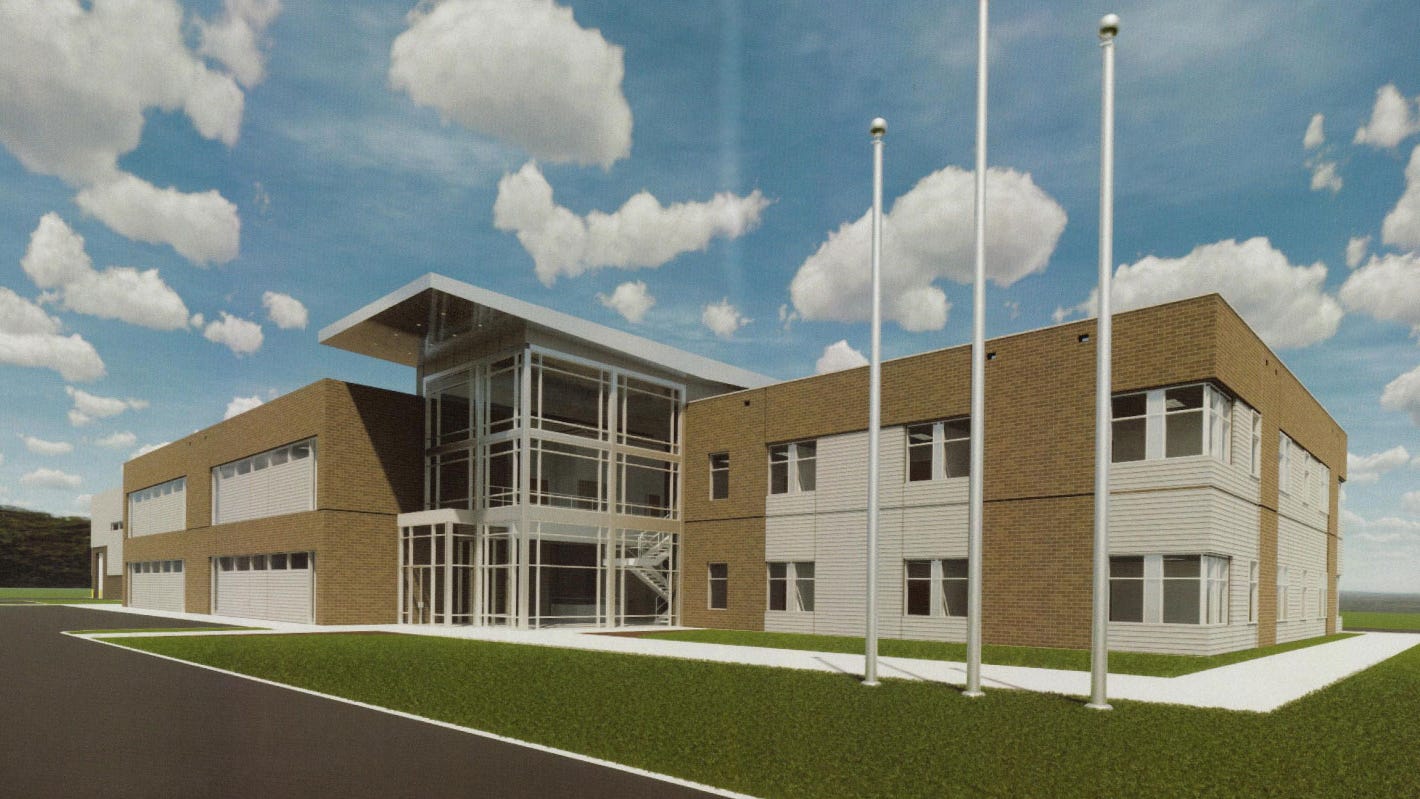 This is a rendering of a proposed training center for first responders in Oak Ridge.