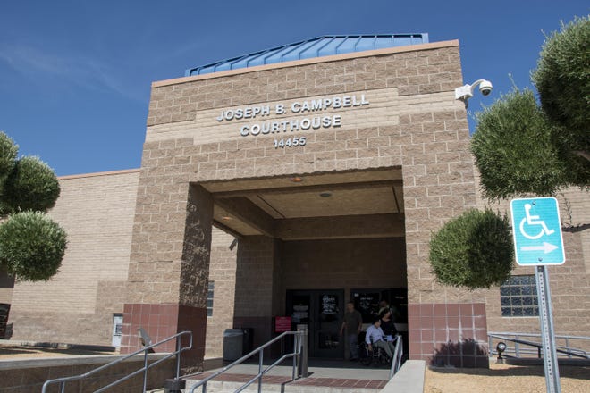 The Victorville Superior Courthouse.